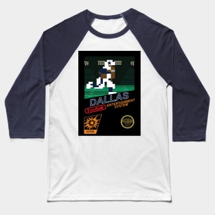 Dallas Football Team - NES Football 8-bit Design Baseball T-Shirt